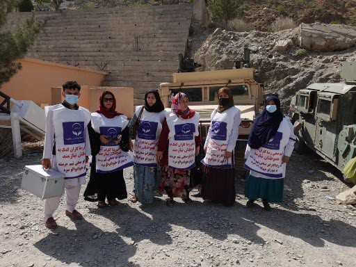 Humanitarian aid distribution