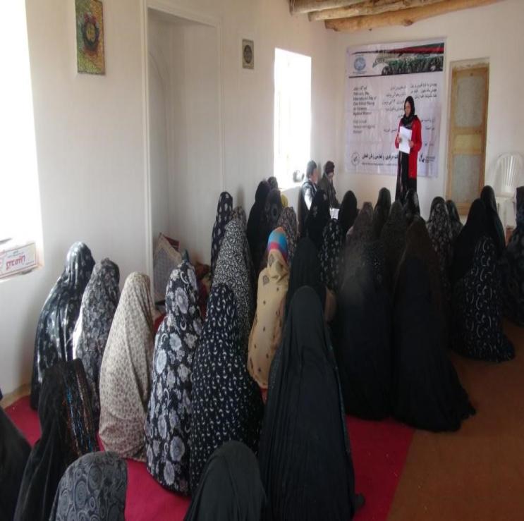 Women's empowerment session in Afghanistan